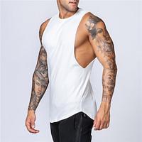 Men's Tank Top Vest Top Undershirt Sleeveless Shirt Plain Crew Neck Street Vacation Sleeveless Clothing Apparel Fashion Designer Basic Lightinthebox