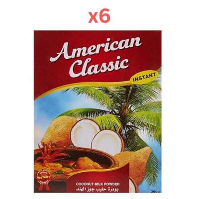 American Classic Coconut Milk Powder 300G Pack of 6