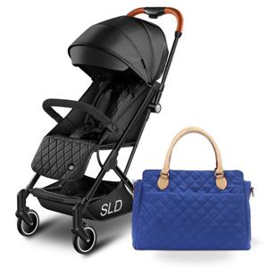 Travel Lite Stroller - SLD By Teknum With Sunveno Styler Fashion Diaper Bag - Black CM_TKSN_YF001&FDP3_BLBU