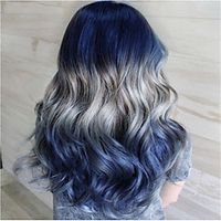 Synthetic Wig Curly Deep Wave Pixie Cut Wig Long Lake Blue Synthetic Hair 26 inch Women's Fashionable Design Party Comfortable Blue miniinthebox Synthetic Wig Curly Deep Wave Pixie Cut Wig Long Lake Blue Synthetic Hair 26 inch Women's Fashionable Design Party Comfortable Blue miniinthebox