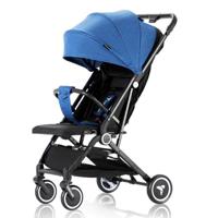 Teknum Travel Cabin Stroller with Coffee Cup Holder - Blue TK_TCBS_BU