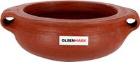 Olsenmark, Traditional Cookware 7 inches Urali Chatty-(Venetian Red)-(OMCP6034)