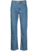 A.P.C. frayed straight-leg jeans - Blue