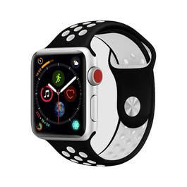 FITIT Dual Colour Sports Band 44/45mm Black & White