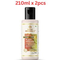 Khadi Organique Peach Avacado Moisturizer (SLS & paraben free) 210ml (Pack Of 2)