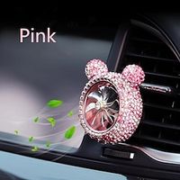 1PC Creative Bling Crystal Car Air Freshener Perfume Scent Fragrance Car Styling Interior Auto Accessories For Girl Ladies Women miniinthebox