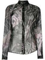 Just Cavalli New World print shirt - Black