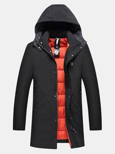 Detachable Hooded Down Coat