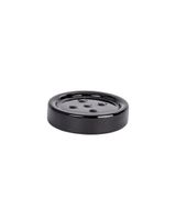 Wenko Ceramic Soap Dish Polaris Black