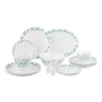 Delcasa DC2215 42 Pieces Opalware Dinner Set - White