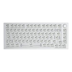 Glorious GMMK Pro gasket-mounted 75% Barebone Gaming Keyboard White Ice