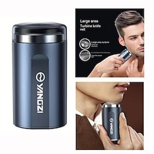 Electric Mini Travel Shaver For Men - Pocket Size Washable Electronic Razor - Mens Rechargeable Portable Cordless Shaving Face Beard Lightinthebox