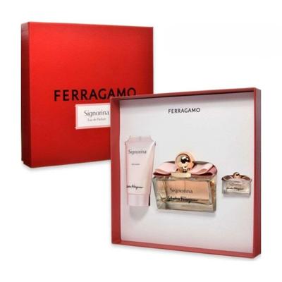 Salvatore Ferragamo Signorina 3Pcs (W) Edp 100Ml + Edp 5Ml + Bl 50Ml Set