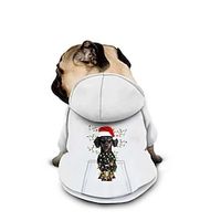 Dog Christmas Outfit Merry Christmas Print Dog Cat Pet Pouch Hoodie Graphic Fashion Casual Outdoor Casual Daily Dog Clothes Puppy Clothes Dog Outfits Waterproof Red Costume for Girl and Boy Dog Polyster XXL Lightinthebox - thumbnail