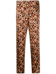 Each X Other graphic print belted trousers - ORANGE