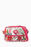 Bright-Pink Small Flora Canvas Bag Bright-Pink Small Flora Canvas Bag