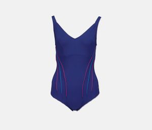 Womens Minesse One Piece  Raisin/Violet/Turquoise