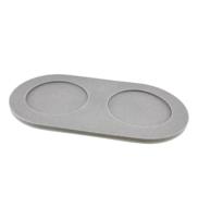 Pino Sand-made Serving Tray Dolphin Grey Small 41.5x22cm