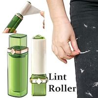 Portable Lint Roller with 3pcs Replaceable Rollers for Pet Hair Clothes Sofa Car and Carpet Sticky Hair Roller Tearable Roll Paper Portable Roller Brush Clothes Sticky Hair Artifact Lightinthebox - thumbnail