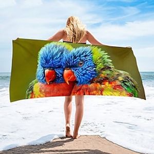1 Forest Animal Beach Towel Children's And Adults' Microfiber Beach Towel Summer Quick Brying Beach Blanket Anti Sand Towel miniinthebox