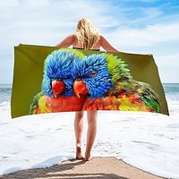 1 Forest Animal Beach Towel Children's And Adults' Microfiber Beach Towel Summer Quick Brying Beach Blanket Anti Sand Towel miniinthebox - thumbnail