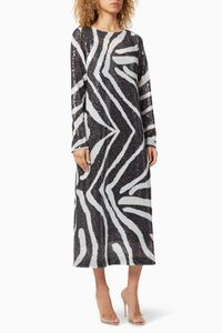 Kendra Glitter Midi Dress