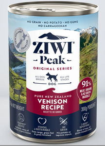 ZiwiPeak Wet VenisonRecipe Canned Dog Food -390 gm