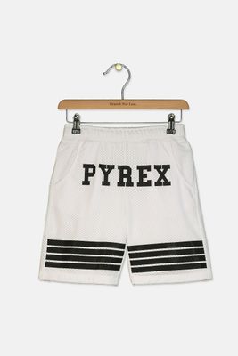 Boys Bermuda Drawstring Short White Boys Bermuda Drawstring Short White