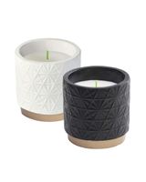 Wax Works Citronella Candle Prism Pot