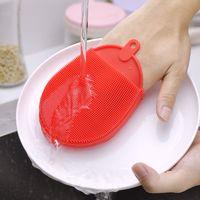 Silicone Dishes Washing Brush
