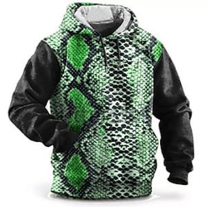 Men's Plus Size Pullover Hoodie Sweatshirt Big and Tall 3D Print Hooded Long Sleeve Spring   Fall Basic Fashion Streetwear Comfortable Work Daily Wear Tops Lightinthebox