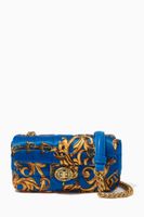 Crossbody Bag in Baroque Print Quilted Nylon - thumbnail