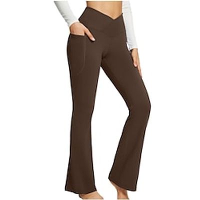 Women's Pants Trousers Cotton Plain Side Pockets Wide Leg Full Length High Waist Casual Daily Daily Wear Going out Black White S M Spring Fall Lightinthebox Women's Pants Trousers Cotton Plain Side Pockets Wide Leg Full Length High Waist Casual Daily Daily Wear Going out Black White S M Spring Fall Lightinthebox