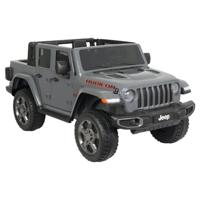 Licensed Battery Operated Jeep Rubicon Kids Car - Grey (12V) (UAE Delivery Only)