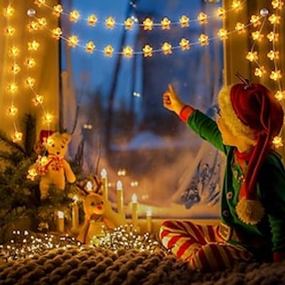 Christmas Candy Garland Lights 2m 20LEDs Christmas Snowman Fairy String Lights Battery Powered Xmas Holiday Party Garden Tree Home Decoration Lightinthebox Christmas Candy Garland Lights 2m 20LEDs Christmas Snowman Fairy String Lights Battery Powered Xmas Holiday Party Garden Tree Home Decoration Lightinthebox