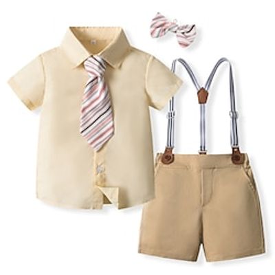 Boys, British Gentlemen's Formal Attire, Children's Clothing, Summer New Children's Host Performance Clothing, Baby Clothes, Wedding Suits Lightinthebox