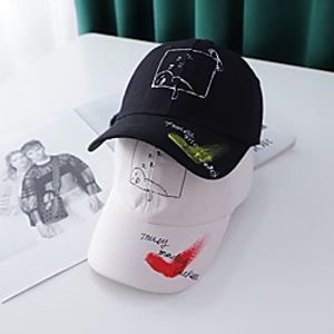 1pcs Kids  Toddler Unisex Active Birthday  Casual  Daily Wear Cartoon  Letter Stylish Cotton Hats  Caps White  Black  Purple S Lightinthebox