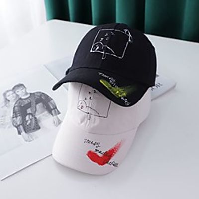 1pcs Kids  Toddler Unisex Active Birthday  Casual  Daily Wear Cartoon  Letter Stylish Cotton Hats  Caps White  Black  Purple S Lightinthebox