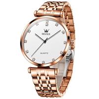 OLEVS Men Quartz Watch Minimalist Fashion Business Wristwatch Waterproof Decoration Steel Watch Lightinthebox