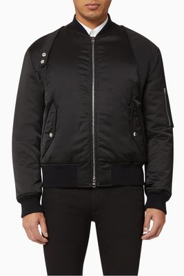 Harness Satin Bomber Jacket Harness Satin Bomber Jacket