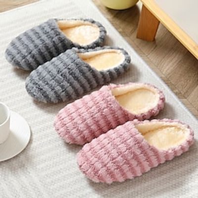 Women Fluffy Home Slippers, Soft  Comfortable Indoor Slippers, Autumn Slippers Winter Slippers Spring Slippers Bathroom Slippers Christmas Gift Xmas Gift miniinthebox