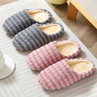 Women Fluffy Home Slippers, Soft  Comfortable Indoor Slippers, Autumn Slippers Winter Slippers Spring Slippers Bathroom Slippers Christmas Gift Xmas Gift miniinthebox - thumbnail