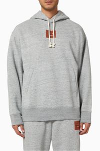 Fonbar Basketball Face Hooded Sweatshirt in Cotton Blend Fleece