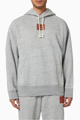 Fonbar Basketball Face Hooded Sweatshirt in Cotton Blend Fleece