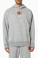 Fonbar Basketball Face Hooded Sweatshirt in Cotton Blend Fleece - thumbnail