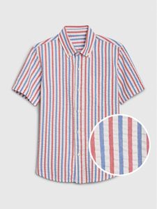Kids Candy Stripe Button-Down Shirt