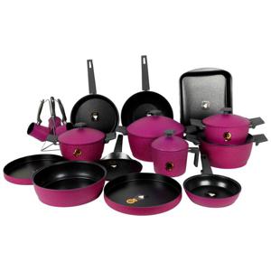 Gigilli Non Stick Cookware Set 22Pcs, Made In Turkey