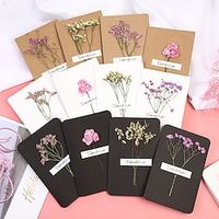 3D Creative Dried Flower Rose Lavender Sunflower Wish Birthday Invitation Card Father's Day Mother's Day Best Gift Father Mother Lightinthebox