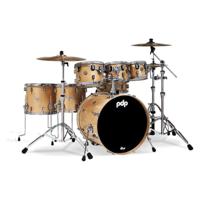 PDP Concept Maple 7-Piece Drum Shell Pack - Natural Lacquer (Without Cymbals) - thumbnail