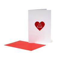 Legami So Loved Heart Large Greeting Card (11.5 X 17cm)